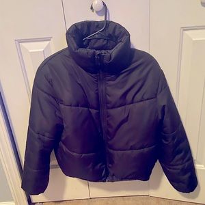 Black Puff Coat
